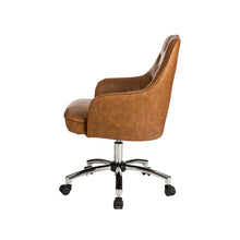 Load image into Gallery viewer, Caramel Bonded Leather Gaslift Adjustable Swivel Office Chair/Desk Chair
