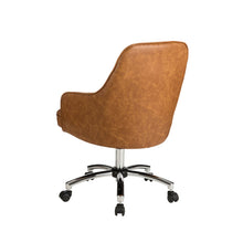 Load image into Gallery viewer, Caramel Bonded Leather Gaslift Adjustable Swivel Office Chair/Desk Chair
