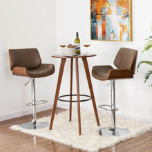 Load image into Gallery viewer, 40.25&quot;H Bamboo Round Bar Table
