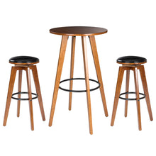 Load image into Gallery viewer, Bamboo Bar Table and Set of 2 Bar Stools
