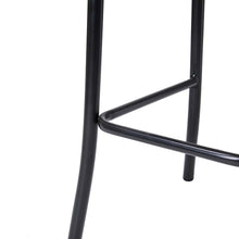 Load image into Gallery viewer, Set of 2 Black Steel Bar Chairs and a Round Top Pub Table (3-Piece)
