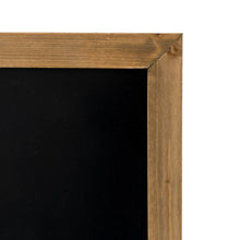 Load image into Gallery viewer, Farmhouse Brown Wooden Framed Haning or Standing Chalkboard Sign
