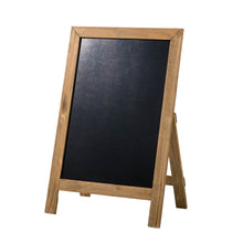 Load image into Gallery viewer, Farmhouse Brown Wooden Framed Haning or Standing Chalkboard Sign
