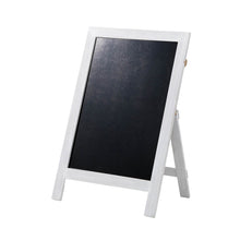 Load image into Gallery viewer, Farmhouse White Wooden Framed Haning or Standing Chalkboard Sign
