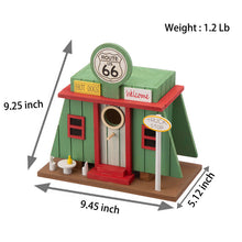 Load image into Gallery viewer, 9.45&quot;L Wooden Truck-Shop Birdhouse
