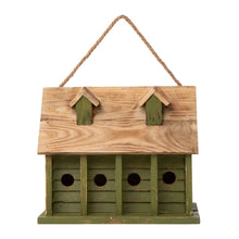 Load image into Gallery viewer, 14.25&quot;L Oversized Distressed Solid Wood Cottage Birdhouse
