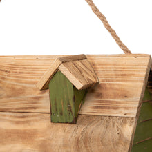 Load image into Gallery viewer, 14.25&quot;L Oversized Distressed Solid Wood Cottage Birdhouse
