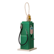 Load image into Gallery viewer, 13.75&quot;H Wood Green Gas Pump Birdhouse
