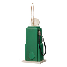 Load image into Gallery viewer, 13.75&quot;H Wood Green Gas Pump Birdhouse
