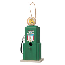 Load image into Gallery viewer, 13.75&quot;H Wood Green Gas Pump Birdhouse
