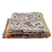 Load image into Gallery viewer, Women Oversized Double Jacquard Leopard Scarf with Tassels
