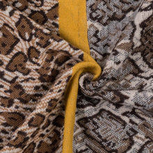 Load image into Gallery viewer, Women Oversized Double Jacquard Leopard Scarf with Tassels
