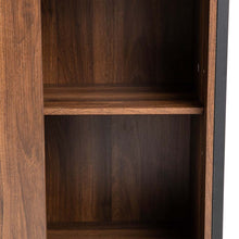 Load image into Gallery viewer, 31.82&quot;H Wooden/Metal Floor Cabinet with Double Sliding Doors
