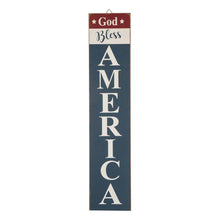 Load image into Gallery viewer, Wooden Patriotic Word &quot;God Bless America&quot; Sign Wall Decor
