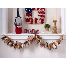 Load image into Gallery viewer, 72&quot;L Americana Fabric Garland
