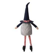 Load image into Gallery viewer, 24&quot;H Fabric Patriotic Gnome Sitter Décor
