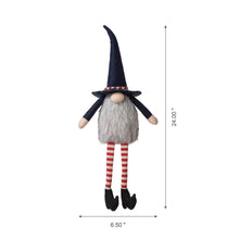 Load image into Gallery viewer, 24&quot;H Fabric Patriotic Gnome Sitter Décor
