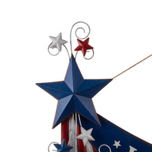 Load image into Gallery viewer, 36&quot;L Welcome Metal Stars and Stripes Yard Stake
