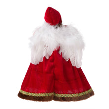 Load image into Gallery viewer, 12&quot;H Christmas Red Velvet Angel Tree Topper
