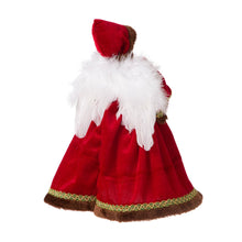 Load image into Gallery viewer, 12&quot;H Christmas Red Velvet Angel Tree Topper
