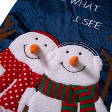 Load image into Gallery viewer, 36&quot;L Velvet 3D Snowman Oversized Stocking
