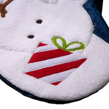 Load image into Gallery viewer, 36&quot;L Velvet 3D Snowman Oversized Stocking
