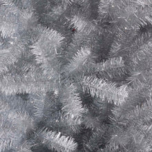 Load image into Gallery viewer, 7.5ft Silver Tinsel Artificial Christmas Tree
