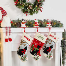 Load image into Gallery viewer, 6.5&quot;H Resin Santa, Snowman, Penguin Stocking Holders, Set of 3
