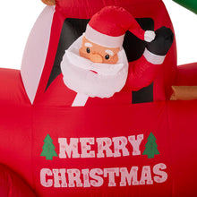 Load image into Gallery viewer, 7ft Lighted Santa Claus On Pick Up Truck Inflatable Decor
