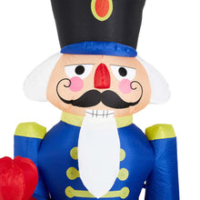 Load image into Gallery viewer, 8 ft Lighted Inflatable Nutcracker Décor
