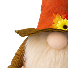 Load image into Gallery viewer, 24&quot;H Fall Fabric Gnome Standing Decor
