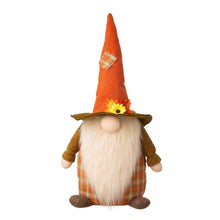 Load image into Gallery viewer, 24&quot;H Fall Fabric Gnome Standing Decor
