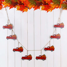 Load image into Gallery viewer, 72&quot;L Fall Metal Trucks Garland
