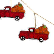 Load image into Gallery viewer, 72&quot;L Fall Metal Trucks Garland
