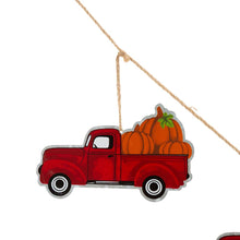 Load image into Gallery viewer, 72&quot;L Fall Metal Trucks Garland
