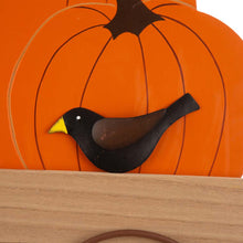 Load image into Gallery viewer, 26.38&quot;H Fall Metal/Wooden Pumpkin Cart Yard Stake/Hanging Decor
