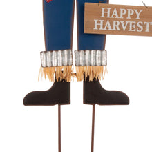 Load image into Gallery viewer, 36&quot;H Fall Metal Scarecrow Yard Stake/Standing/Hanging Sign
