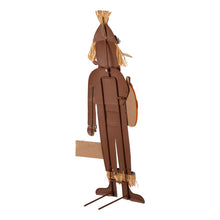 Load image into Gallery viewer, 36&quot;H Fall Metal Scarecrow Yard Stake/Standing/Hanging Sign
