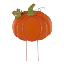 Load image into Gallery viewer, 42&quot;H 3 in 1 Metal Pumpkin Yard Stake or Hanging Decor
