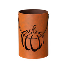 Load image into Gallery viewer, Hollow Out Metal Pumpkin Bucket, Set of 2
