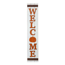 Load image into Gallery viewer, 42&quot;H Fall Wooden &quot;WELCOME&quot; Porch Board Sign
