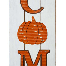 Load image into Gallery viewer, 42&quot;H Fall Wooden &quot;WELCOME&quot; Porch Board Sign
