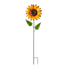 Load image into Gallery viewer, 42&quot;H Fall Metal Sunflower Yard Stake
