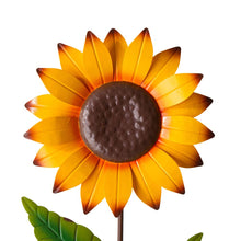 Load image into Gallery viewer, 42&quot;H Fall Metal Sunflower Yard Stake
