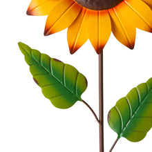 Load image into Gallery viewer, 42&quot;H Fall Metal Sunflower Yard Stake
