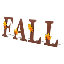 Load image into Gallery viewer, 24&quot;H Metal &quot;FALL&quot; Yard Stake or Wall Décor or Standing Decor (Three Functions)
