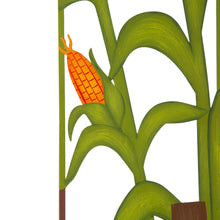 Load image into Gallery viewer, 41.5&quot;H Fall Metal Scarecrow &amp; Corns Combo Yard Stake
