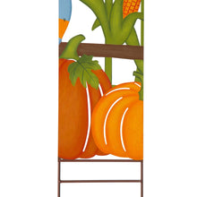 Load image into Gallery viewer, 41.5&quot;H Fall Metal Scarecrow &amp; Corns Combo Yard Stake
