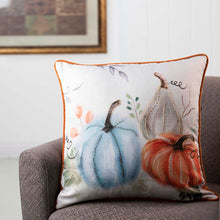 Load image into Gallery viewer, 20&quot;L*20&quot;W Faux Burlap Pumpkin Pillow Cover
