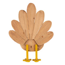 Load image into Gallery viewer, 24.33“H Thanksgiving Wooden Turkey Standing Decor (KD)
